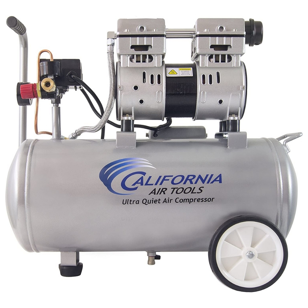 California-Air-Tools-8010-Steel-Tank-Air-Compressor-Ultra-Quiet-Oil-Free-1.0-hp-8-gal