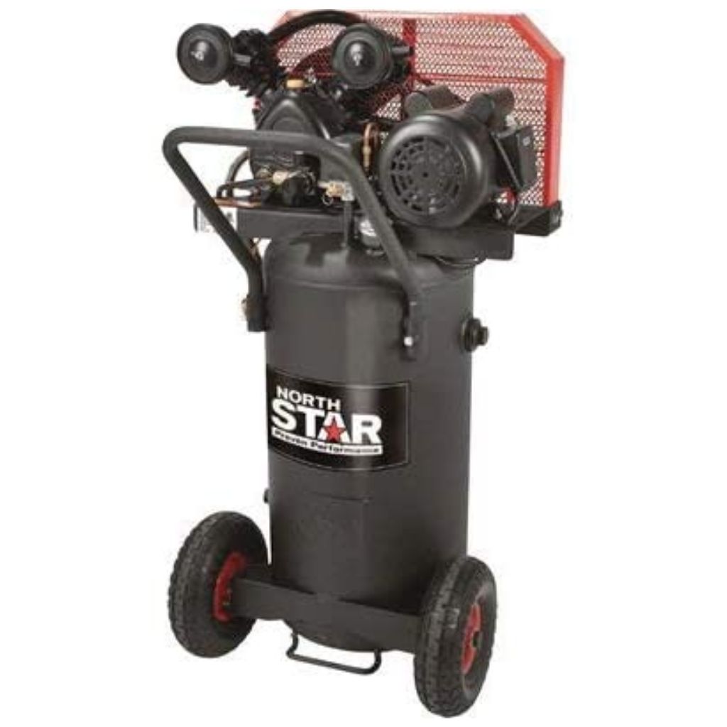 NorthStar Single-Stage Portable Electric Air Compressor - 2 HP, 20-Gallon Vertical, 5.0 CFM